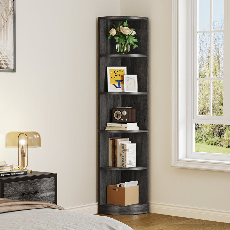 Corner Bookshelf