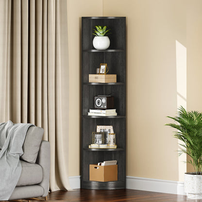 Corner Bookshelf